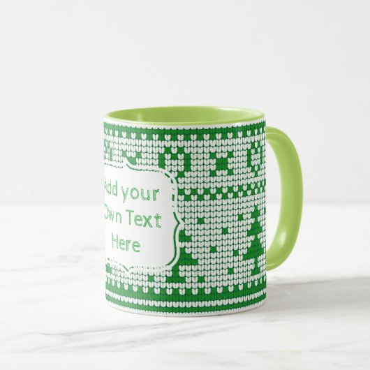 Creëer uw eigen kerstMok Mok (Voorkant rechts)