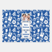 Creëer Uw eigen kerstpatroon voor de fotoserie Inpakpapier Vel (Voorkant 3)