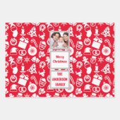 Creëer Uw eigen kerstpatroon voor de fotoserie Inpakpapier Vel (Voorkant)