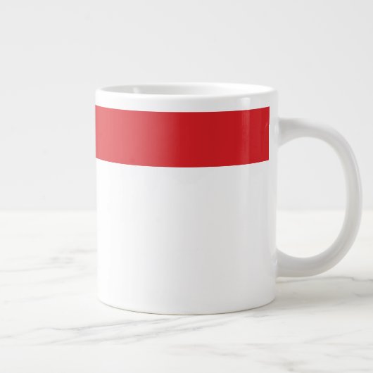 Creëer Uw eigen kerstSjabloon Jumbo Mok (Rechts)