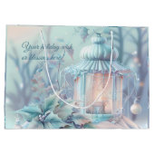 Creëer Uw eigen kerstsprookjeslicht Groot Cadeauzakje (Achterkant)