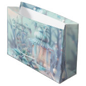 Creëer Uw eigen kerstsprookjeslicht Groot Cadeauzakje (Voorkant Gekanteld)