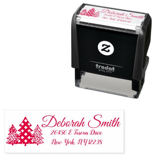 Creëer Uw eigen kerststructuur voor aangepast adre Zelfinktende Stempel (In situ)