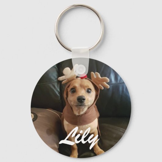 creëer uw eigen kersttoetsenbord sleutelhanger (Voorkant)