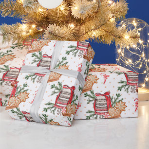 Creëer uw eigen kersttraktaties wit cadeaupapier