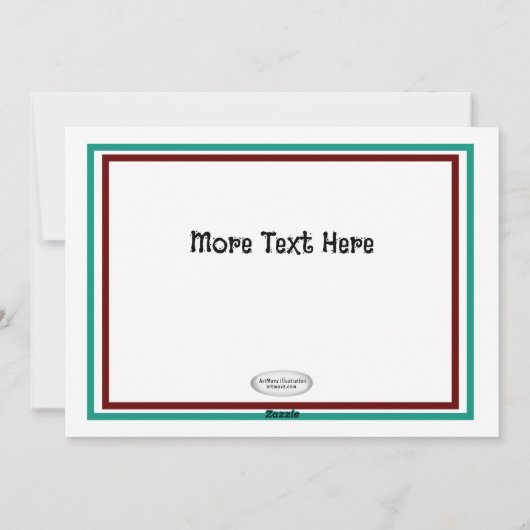 Creëer Uw eigen kerstvakantie Kaart (Achterkant)