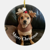 Creëer uw eigen kerstversiering keramisch ornament (Achterkant)