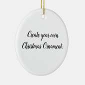Creëer Uw eigen kerstversiering Keramisch Ornament (Rechts)