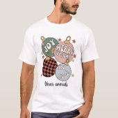 Creëer Uw eigen kerstversieringen met een retourvl T-shirt (Voorkant)