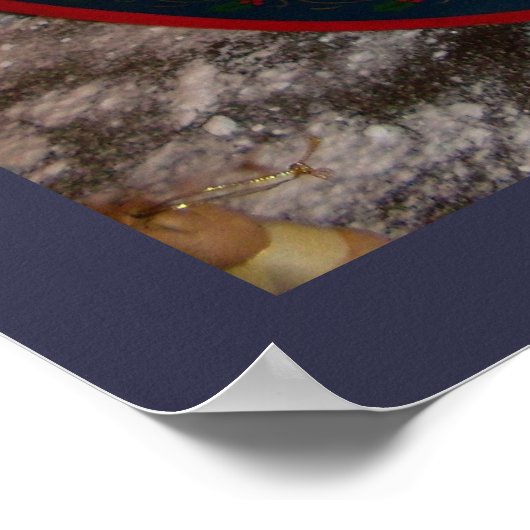 Creëer Uw eigen kerstwens voor het WIFI-Poster Poster (Hoek)