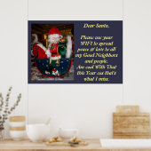 Creëer Uw eigen kerstwens voor het WIFI-Poster Poster (Keuken)