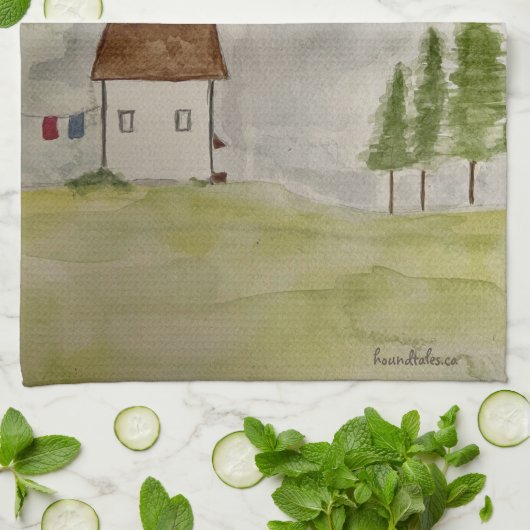 Creëer Uw eigen keukenhanddoek (Gevouwen)