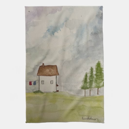 Creëer Uw eigen keukenhanddoek (Verticaal)