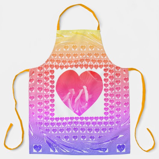 Creëer uw eigen keukenkleuren, alles-over afdrukke schort (Voorkant)