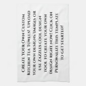 Creëer uw eigen keukentheekdoeken voor keukens theedoek (Verticaal)