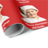 Creëer Uw eigen Kind Aangepaste foto Cadeaupapier (Rol Hoek)