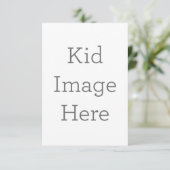 8.9 x 12.7 cm Enkele bedankkaart (Staand voorkant)