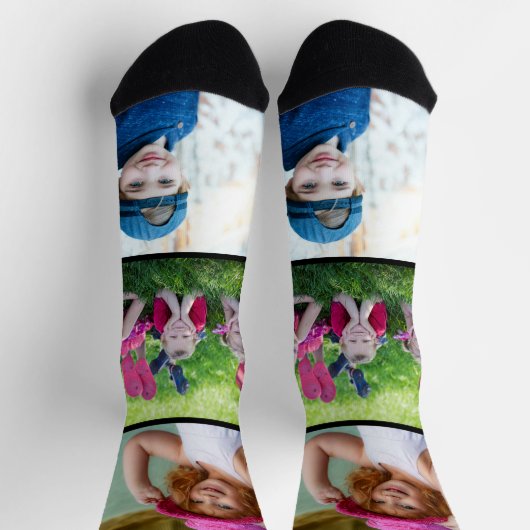 Creëer Uw eigen Kinder 3-reeks fotocollage Sokken (Top)