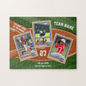 Creëer Uw eigen Kinder Baseball Card Sportcollage Legpuzzel (Horizontaal)