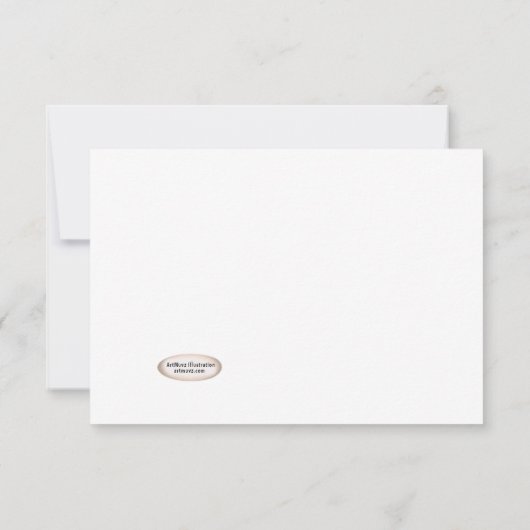 Creëer Uw eigen kinderen Verjaardagsuitnodiging Kaart (Achterkant)