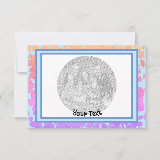 Creëer Uw eigen kinderen Verjaardagsuitnodiging Kaart (Voorkant)