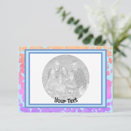 Creëer Uw eigen kinderen Verjaardagsuitnodiging Kaart (Staand voorkant)