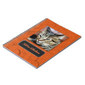 Creëer Uw Eigen Kitten Whiskers Foto Notitieboek (Linkerzijde)