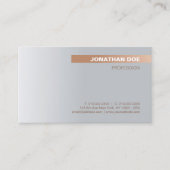 Creëer Uw eigen klasje Moderne Premium-zijderoute Visitekaartje (Voorkant)