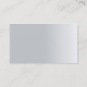 Creëer Uw eigen klasje Moderne Premium-zijderoute Visitekaartje (Achterkant)