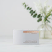 Creëer Uw eigen klasje Moderne Premium-zijderoute Visitekaartje (Staand voorkant)