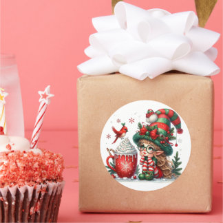 Creëer uw eigen klassieke ronde sticker