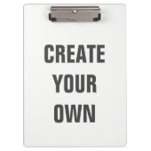 Creëer Uw eigen Klembord (Voorkant)