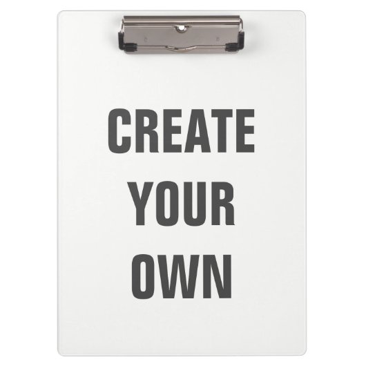 Creëer Uw eigen Klembord (Voorkant)