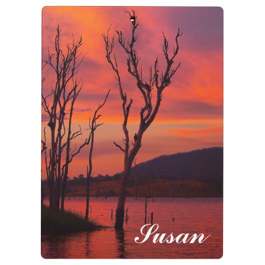 Creëer uw eigen klembord met naam (Achterkant)