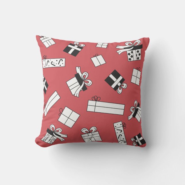 Creëer uw eigen kleur keuze geschenkdozen kussen (Voorkant)