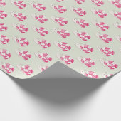 Creëer uw eigen kleurkeuze pepermuntslakken cadeaupapier (Hoek)