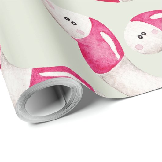 Creëer uw eigen kleurkeuze pepermuntwormen cadeaupapier (Rol Hoek)