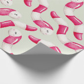 Creëer uw eigen kleurkeuze pepermuntwormen cadeaupapier (Hoek)