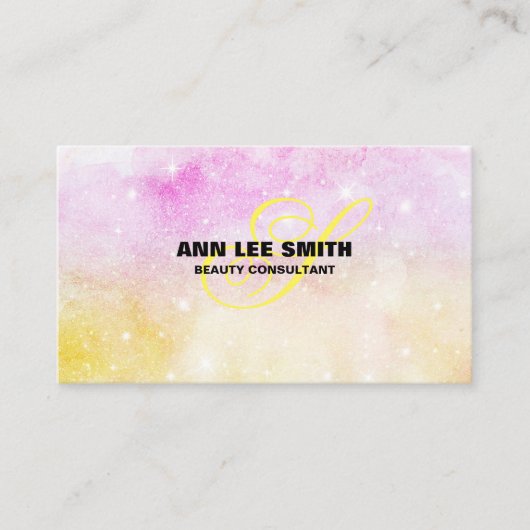 Creëer Uw eigen Kleurrijke Aangepaste Gepersonalis Visitekaartje (Voorkant)