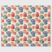 Creëer uw eigen kleurrijke bogen en dozen cadeaupapier (Vlak)