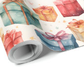 Creëer uw eigen kleurrijke bogen en dozen cadeaupapier (Rol Hoek)