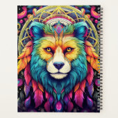 Creëer Uw eigen kleurrijke Boho Wolf Totem Animal Planner (Achterkant)