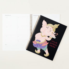 Creëer Uw eigen kleurrijke Ganesh fluit Planner