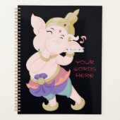 Creëer Uw eigen kleurrijke Ganesh fluit Planner (Voorkant)