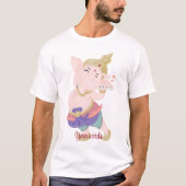 Creëer Uw eigen kleurrijke Ganesh fluit T-shirt (Voorkant)