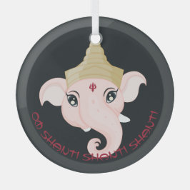 Creëer Uw eigen kleurrijke Ganesh Glas Ornament
