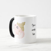 Creëer Uw eigen kleurrijke Ganesh profiel Magische Mok (Voorkant links)