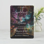 Creëer uw eigen kleurrijke regenboogboom bruiloft kaart (Staand voorkant)