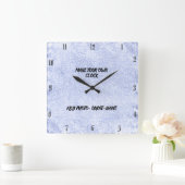 CREËER UW EIGEN KLOOF VIERKANTE KLOK (Huis)