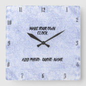 CREËER UW EIGEN KLOOF VIERKANTE KLOK (Voorkant)